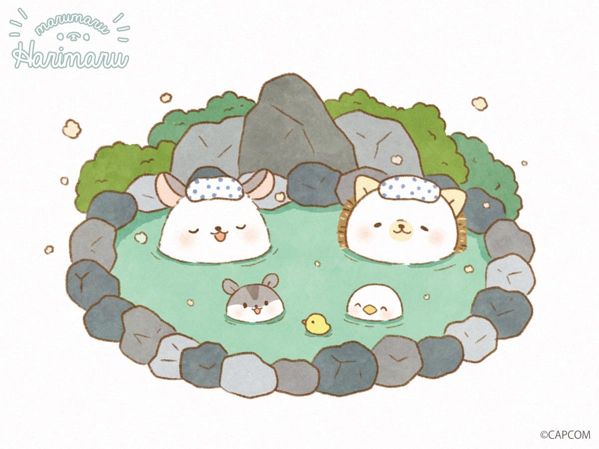 「まるまるはりまる」公式Xイラスト
